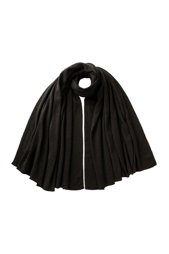 Gauzy Cashmere Dark Grey Travel Stole
