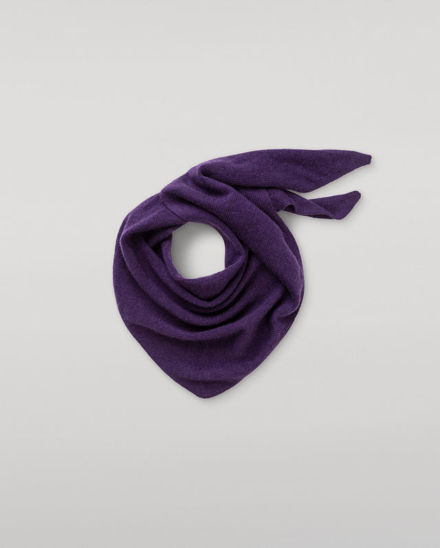 Reel Dark Purple Cashmere Bandana