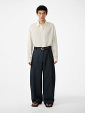 Hal Shirt In Parchment Stripe