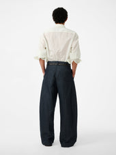 Hal Shirt In Parchment Stripe