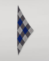 Clan Mid Grey Argyle Cashmere Bandana