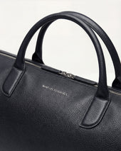 Hartsfield Pebble-Grained Leather Weekender Bag