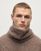 Cashmere Bouclé Brown Snood