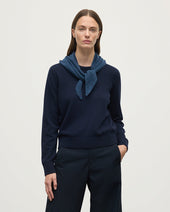 Reel Navy Cashmere Bandana