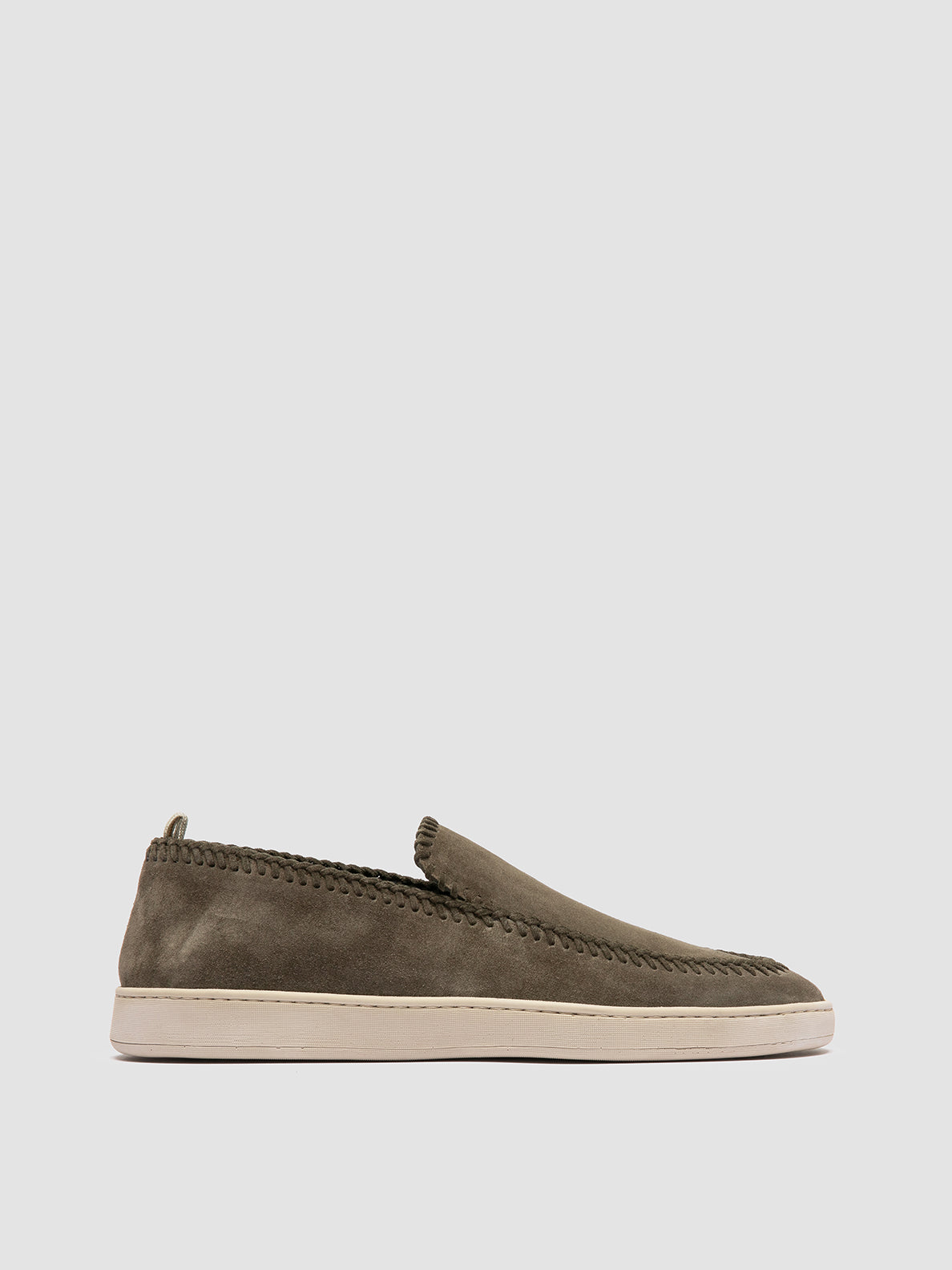 Herbie 011 Green Suede Penny Loafers