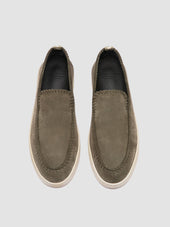 Herbie 011 Green Suede Penny Loafers
