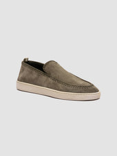 Herbie 011 Green Suede Penny Loafers