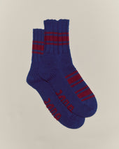 Herrington Stripe Socks - Blue