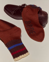 Herrington Stripe Socks - Brown