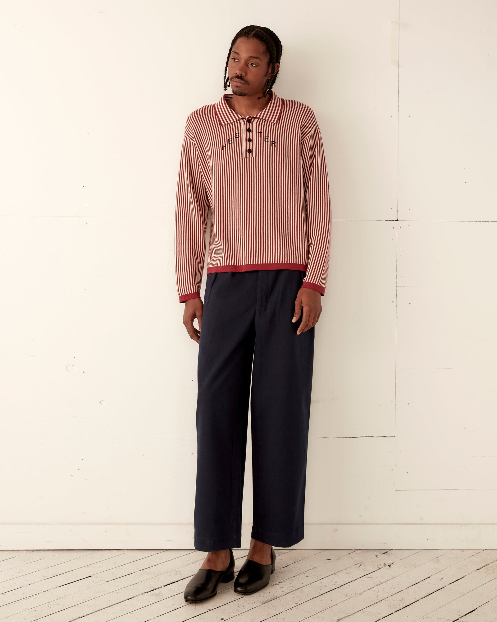 Hester Street Polo Red Cream