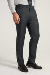 Charcoal Super 130’s Wool Sharkskin Suit