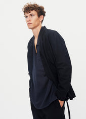 FOLKE 31-64-2 | Eastern Style jacket | Black Parachute