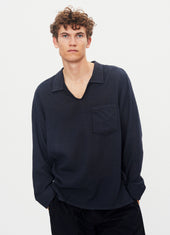 MARIUS 31-39-2 | Casual Gauze Pull-on Shirt | Lava