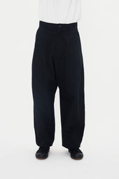 ANDREW 31-75-2 | Balloon Trousers | Black Twill