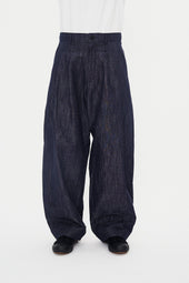 ANDREW 31-74-3 | Balloon Trousers | Washed Navy
