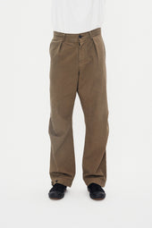 KARLO 31-28-6 | Wide Cut Utility Trousers | Sage