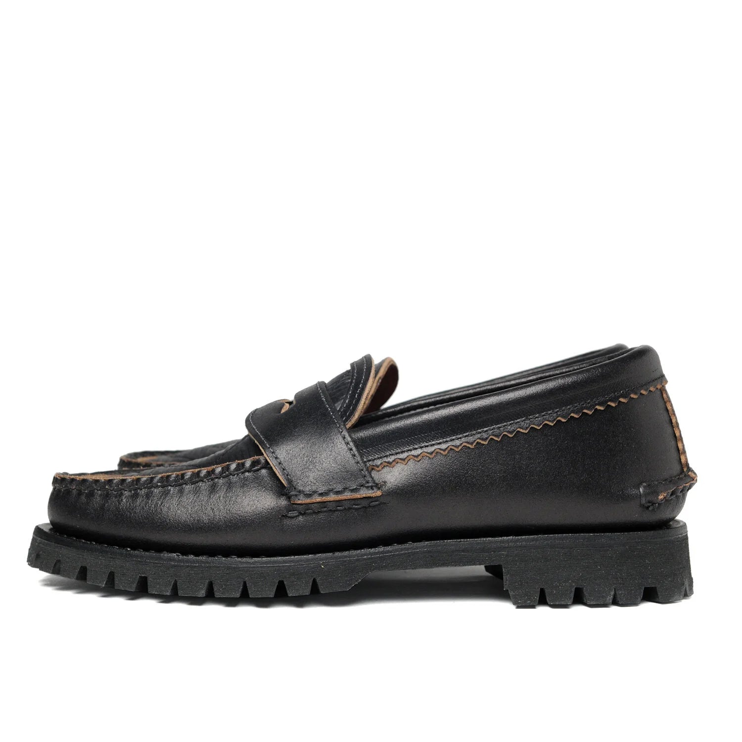 Hi Loft Quilt Loafer With Cortina Sole Waxed X Quilt Yuketen