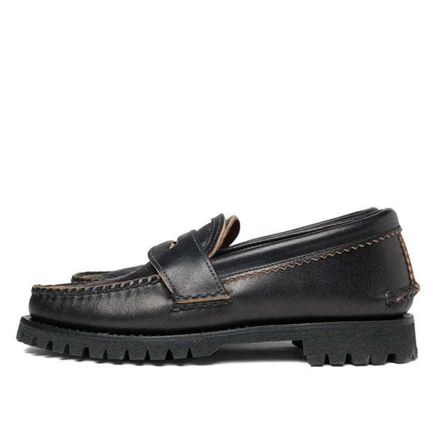 Hi Loft Quilt Loafer With Cortina Sole Waxed X Quilt Yuketen