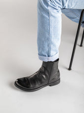 HIVE 010 - Black Leather Boots