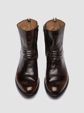 Hive 010 Leather Zipped Boots