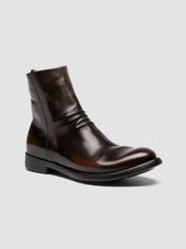 Hive 010 Leather Zipped Boots