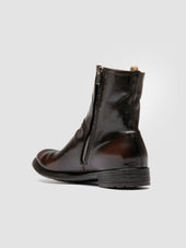 Hive 010 Leather Zipped Boots