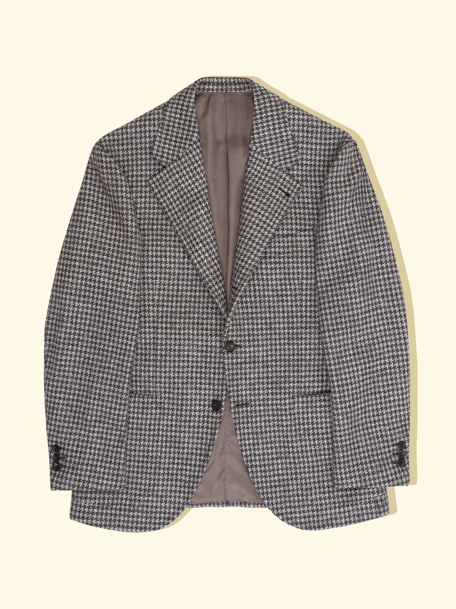 Wool Tweed Sport Jacket - Natural Dye Houndstooth — The Anthology