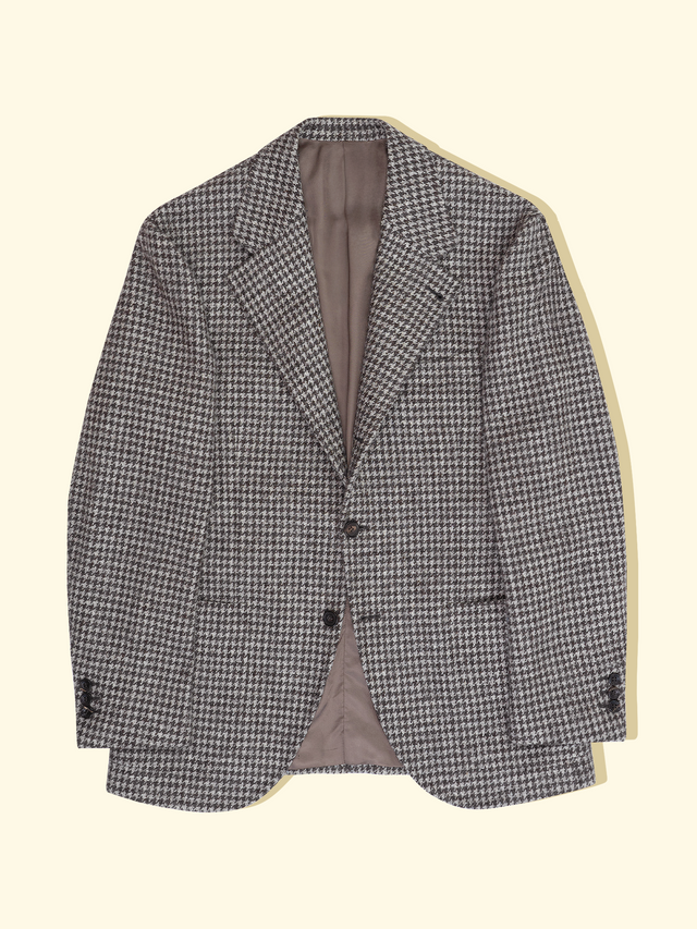 Wool Tweed Sport Jacket - Natural Dye Houndstooth — The Anthology