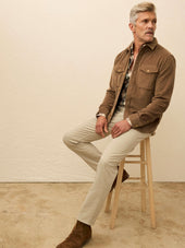 Stretch Terry Corduroy Workshirt