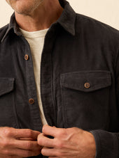 Stretch Terry Corduroy Workshirt