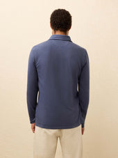 Long Sleeve Twill Knit Polo