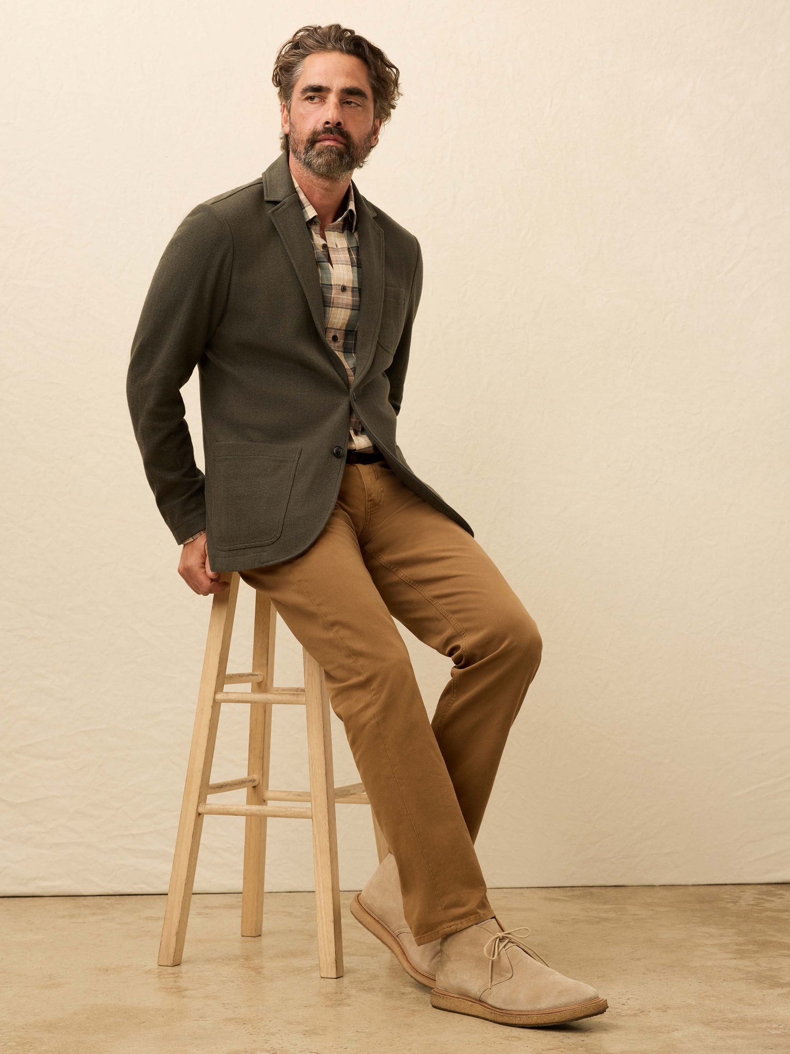 Inlet Knit Tweed Blazer