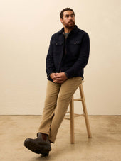 Range Fleece Lined Cpo - Navy Shadow Twill