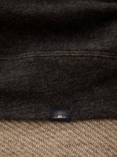 Aspen Lounge Cashmere Hoodie - Coal Smoke Melange