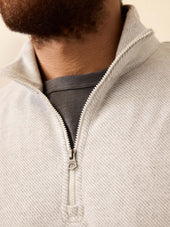 Legend™ Sweater Quarter Zip - Light Heather Grey