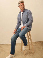 Corduroy Workshirt - Indigo Belle Plaid