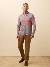Movement™ Brushed Shirt - Blue Sierra Plaid
