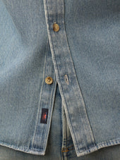 Organic Denim Button Down Shirt