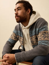 Surf To Snow Zip Cardigan