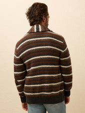 Striped Cardigan Sweater