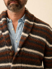 Striped Cardigan Sweater