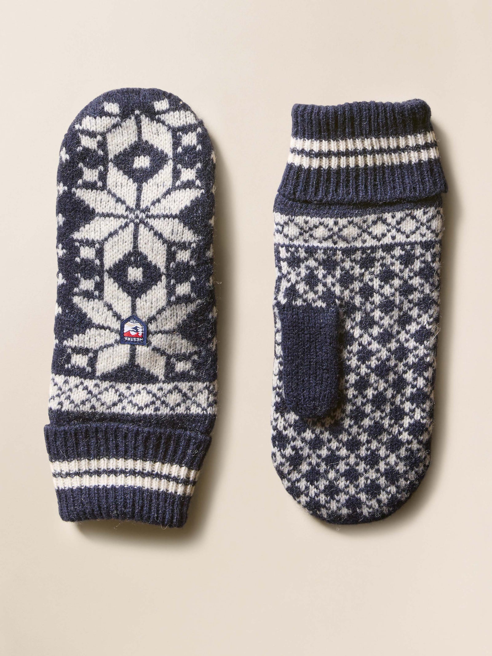 Hestra Isvik Mitt - Navy Off White