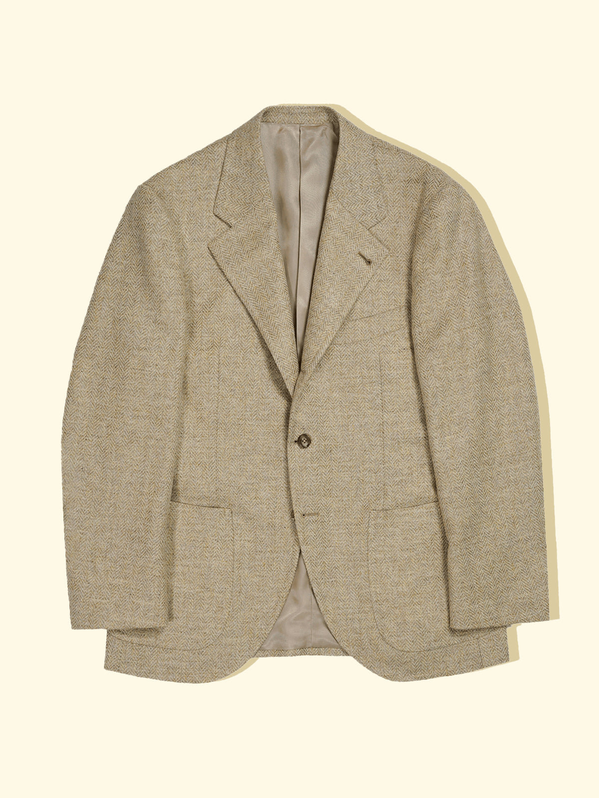 Wool Tweed Sport Jacket Herringbone The Anthology