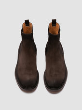 HOPKINS FLEXI 204 - Brown Suede Pull On Boots