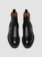 HOPKINS FLEXI 204 - Black Leather Chelsea Boots