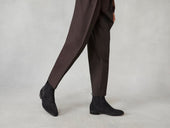 Hopper Buckle Boot In Shield Suede