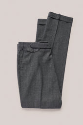 Italian Hopsack Trouser - Grey