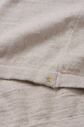 Unbleached Handspun Knit Half Sleeve T Shirt