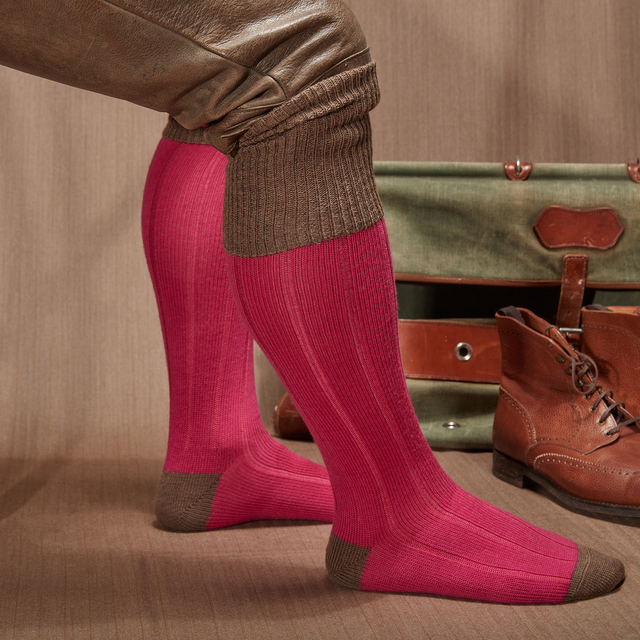Fuchsia & Taupe - Laine