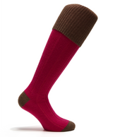 Fuchsia Taupe Laine